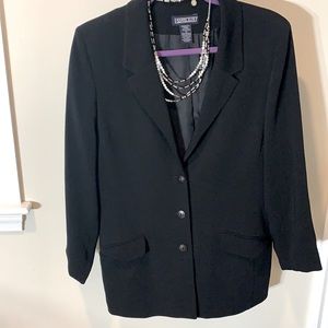 Lands End Black Blazer size 12